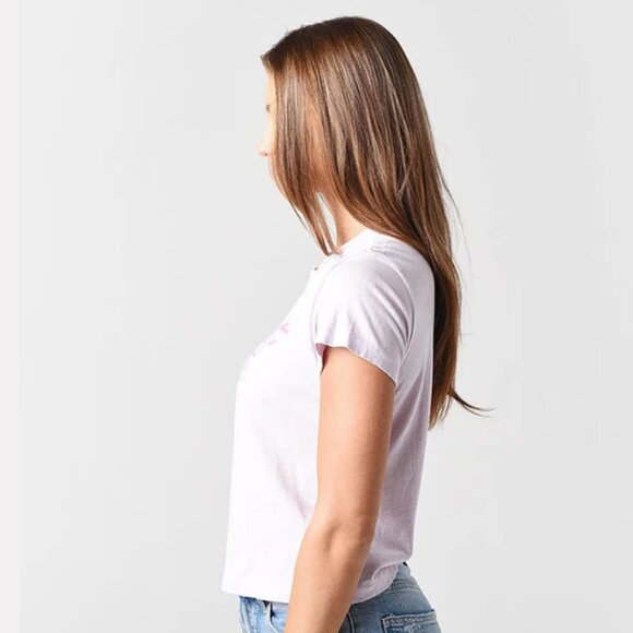 Re/Done + Hanes Graphic Tee Light Pink - Picture 3 of 6